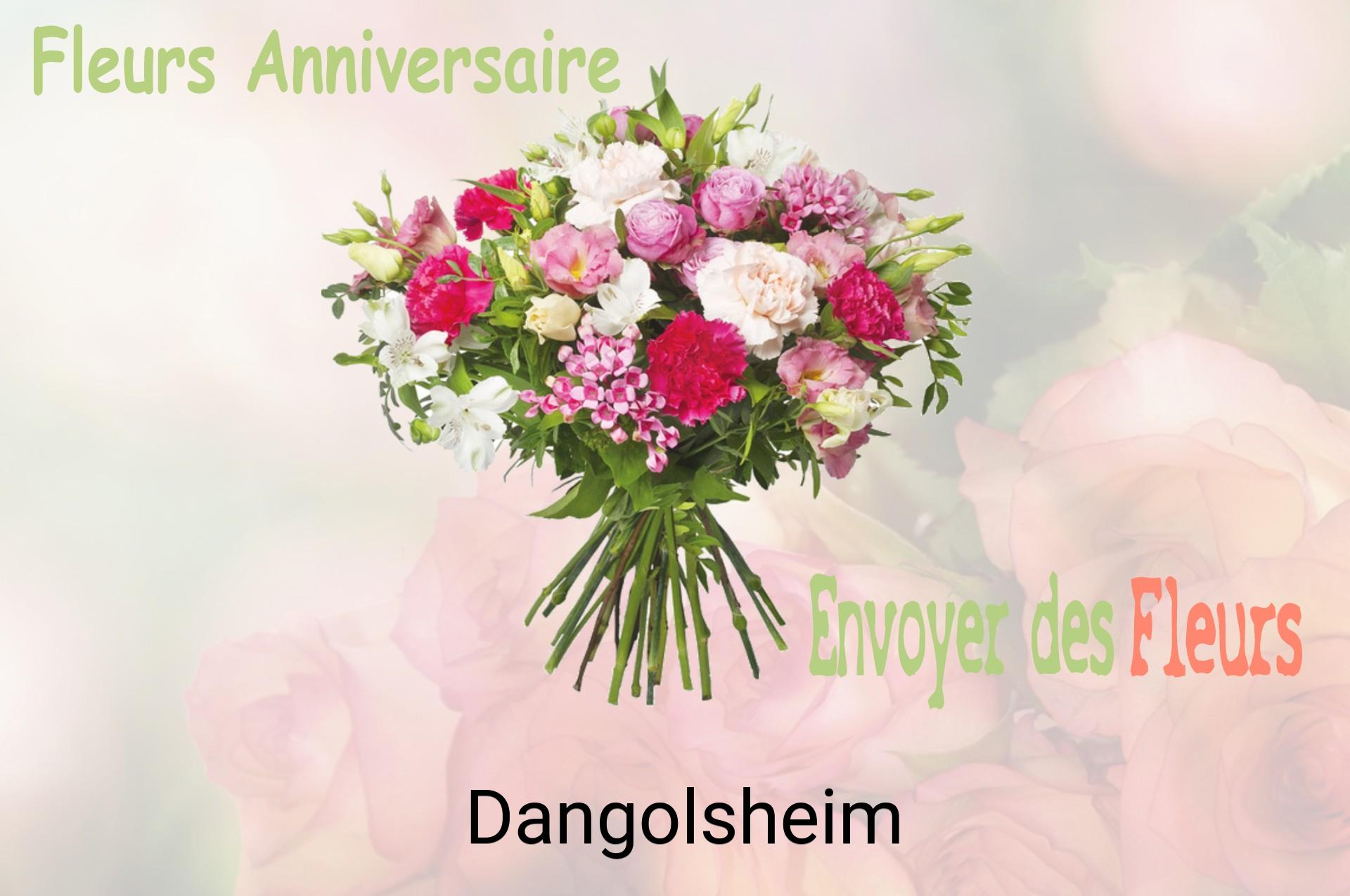 Bouquet de fleurs d’anniversaire livré à Dangolsheim