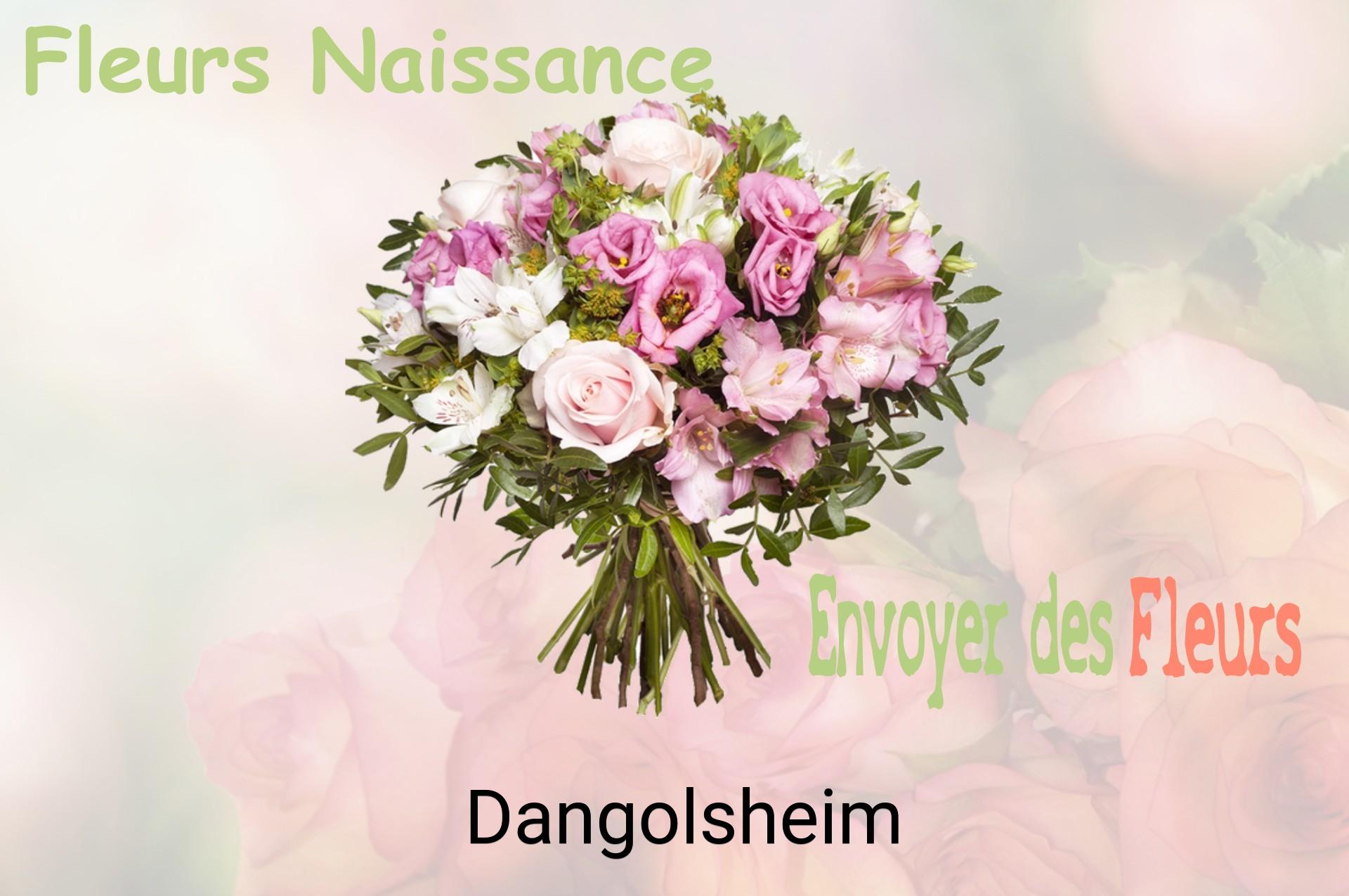 Bouquet de fleurs de naissance livré à Dangolsheim